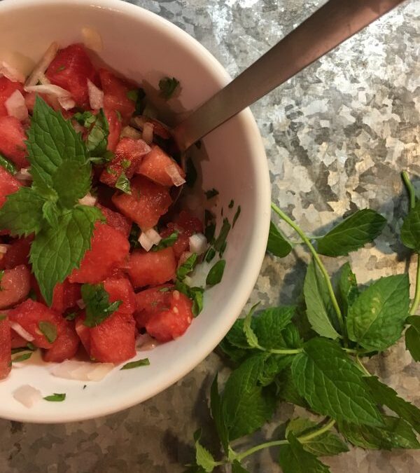 Watermelon salsa